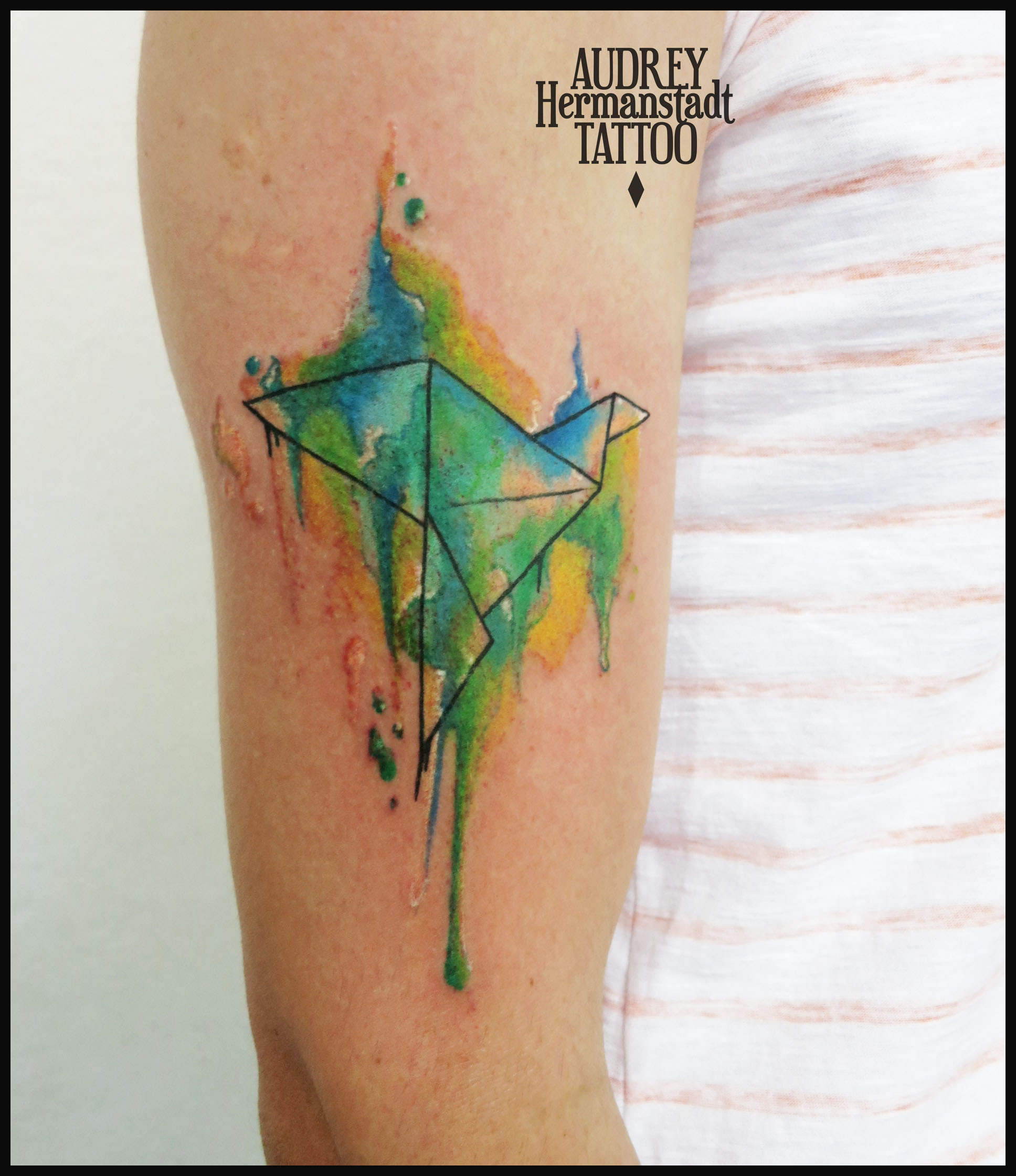 1936x2240 Origami Watercolor Tattoo Audrey Hermanstadt Tattoo