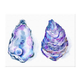 307x307 Watercolor Oyster Art Amp Wall Zazzle