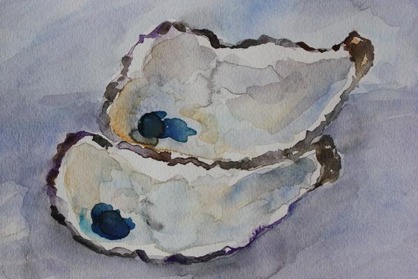 600x400 Original Oyster Watercolor Seven Street Market