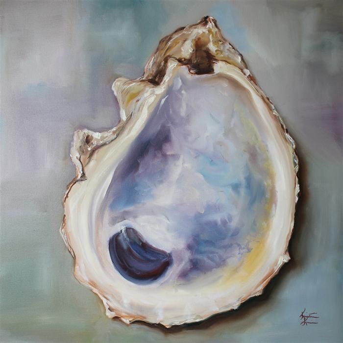 Oyster Watercolor Painting