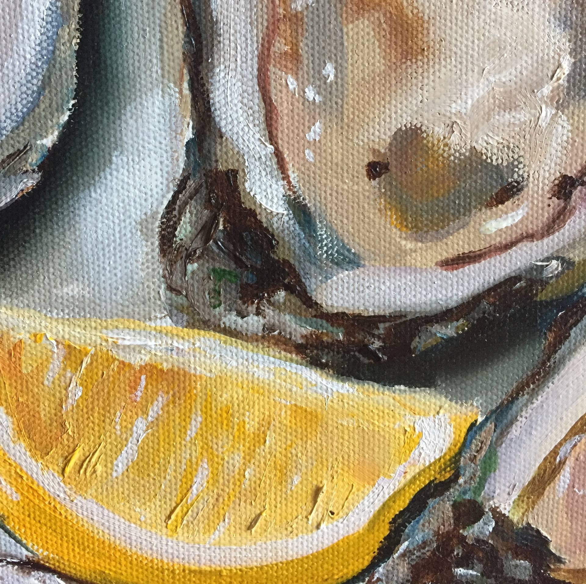 1920x1914 Oysters On The Half Shell Painting By Kristine Kainer Saatchi Art