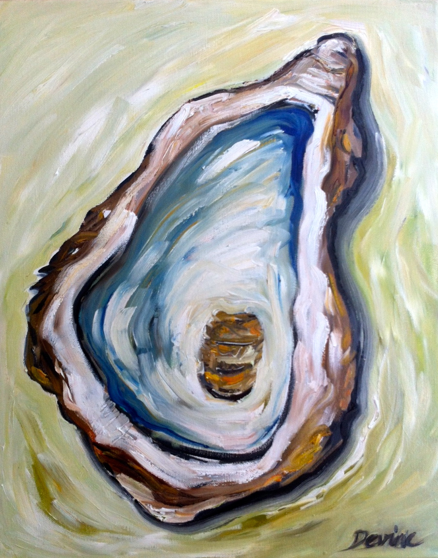 903x1151 Devine Paintings Colorful Oyster Painting