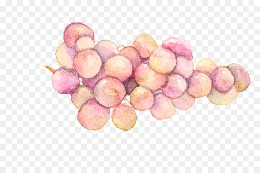 900x600 Watercolor Painting Grape