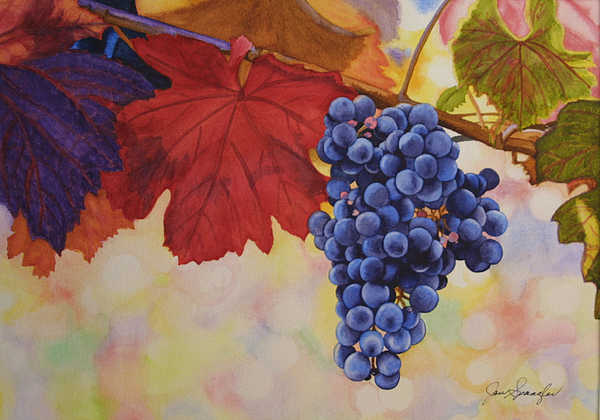 600x420 Grape Harvest Painting By Jan Spangler