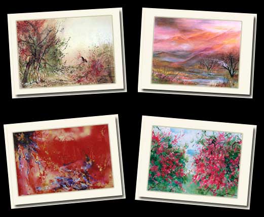 521x428 Greeting Cards Judith Kingsley Art ~ Contemporary Asian
