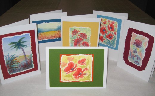 520x321 How To Create Greeting Cards With Original Paintings Holidappy