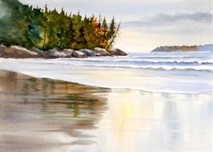 300x215 Watercolor Art How To Paint Water And Waves