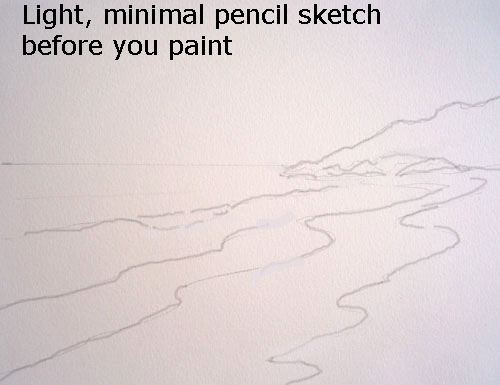 500x385 How To Paint A Seascape In Watercolor
