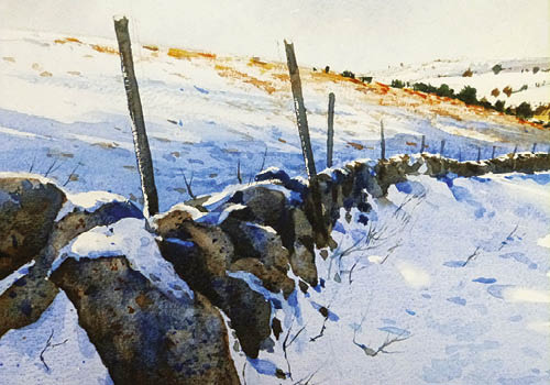 500x350 How To Paint Snow In Watercolour