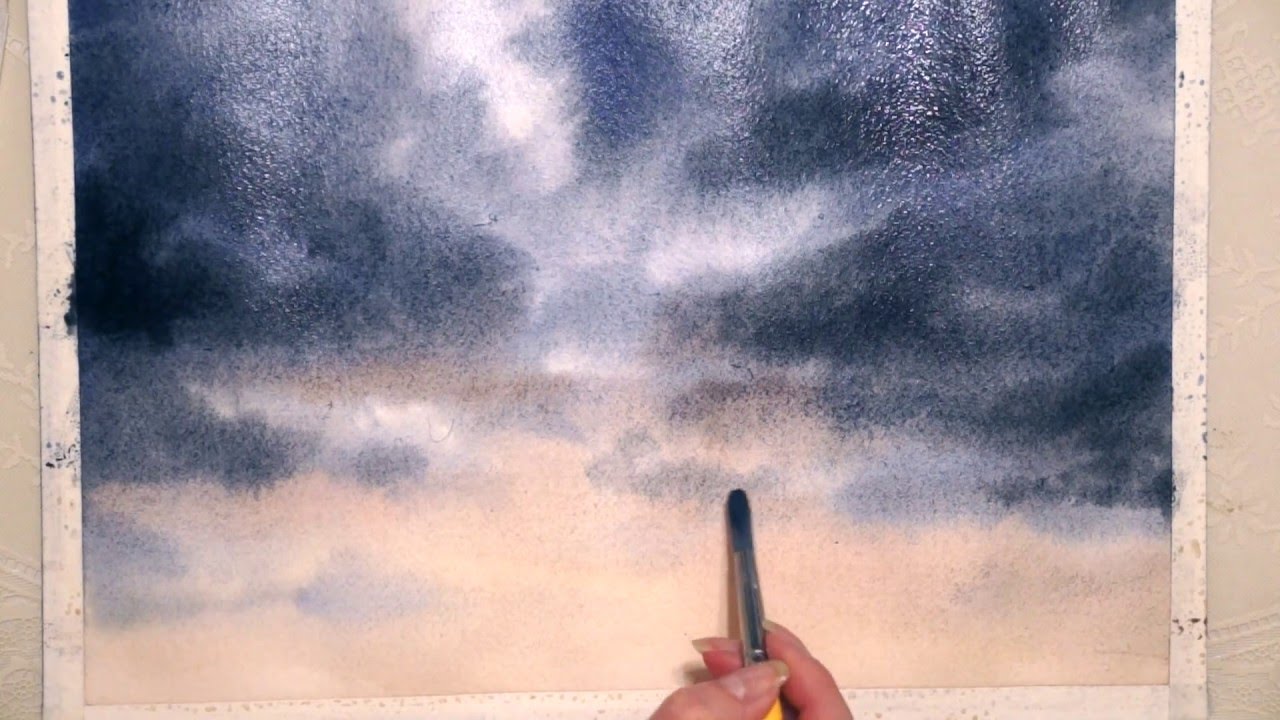 1280x720 Miami Sky Watercolor, 1st Day.