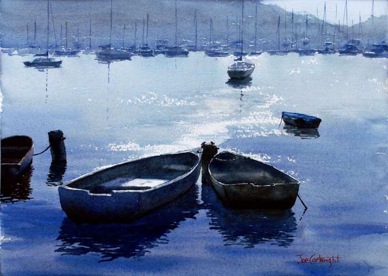 800x569 Watercolor Paintings Boats And The Sea Gallery Seascapes