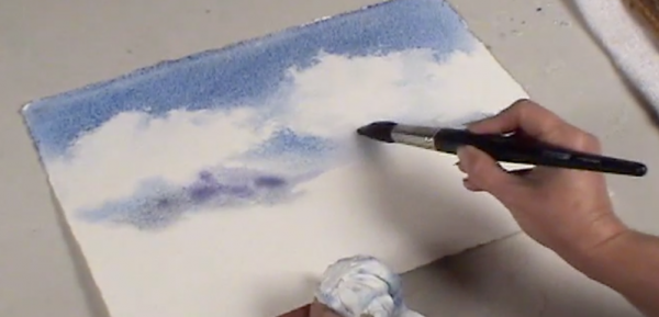 600x289 How To Paint Waves, Water Amp Clouds