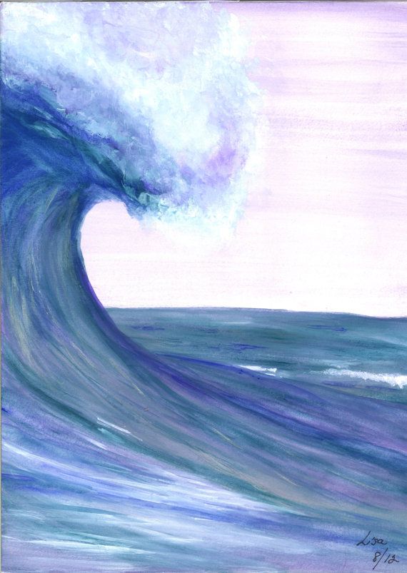 570x803 Painting Waves In Watercolor