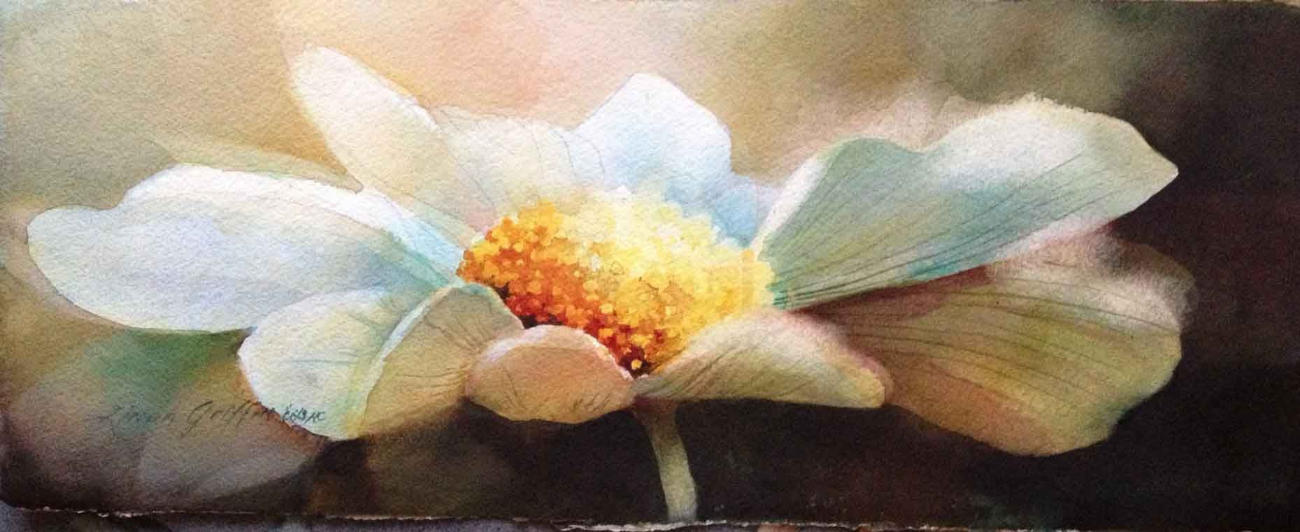 1859x761 Watercolor Paintings Of Daisies Saatchi Art Daisies, Original