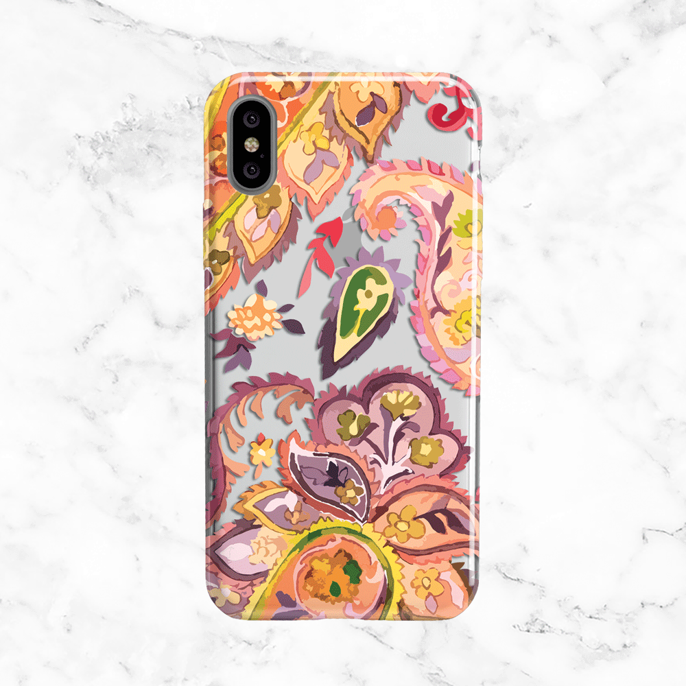 1000x1000 Boho Floral Paisley Watercolor