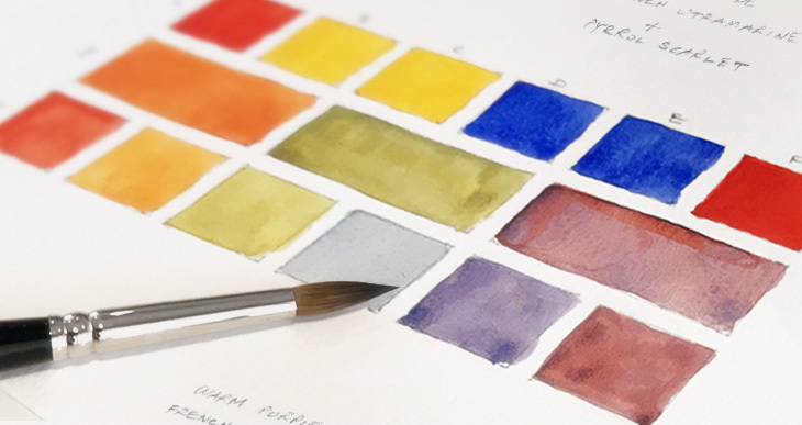 730x387 Guide To Recommended Watercolor Palette Colors