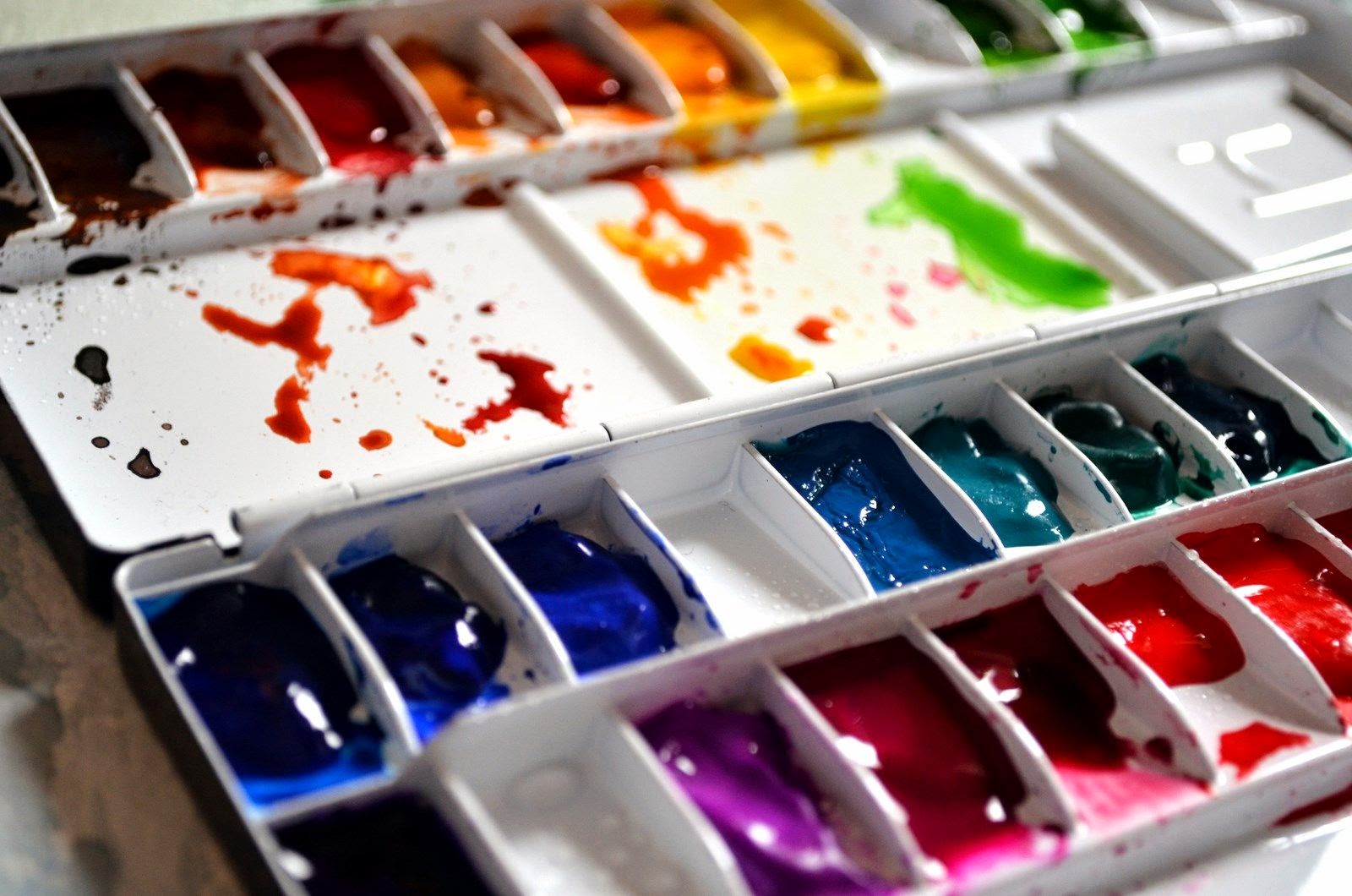 1600x1060 Watercolors By Krzysztof Kowalski How Watercolor Behaves On Metal