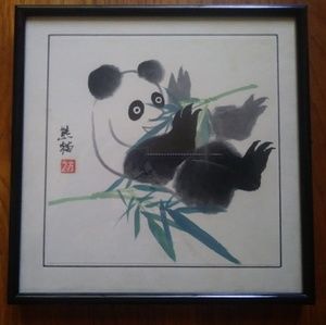 300x299 Other Panda Watercolor Painting Poshmark