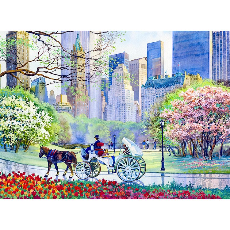 750x750 Spring In Central Park New York Art