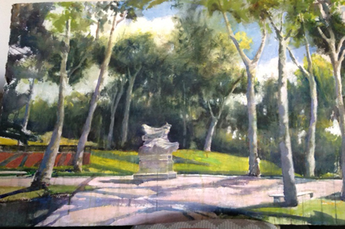 500x333 Central Park Watercolors