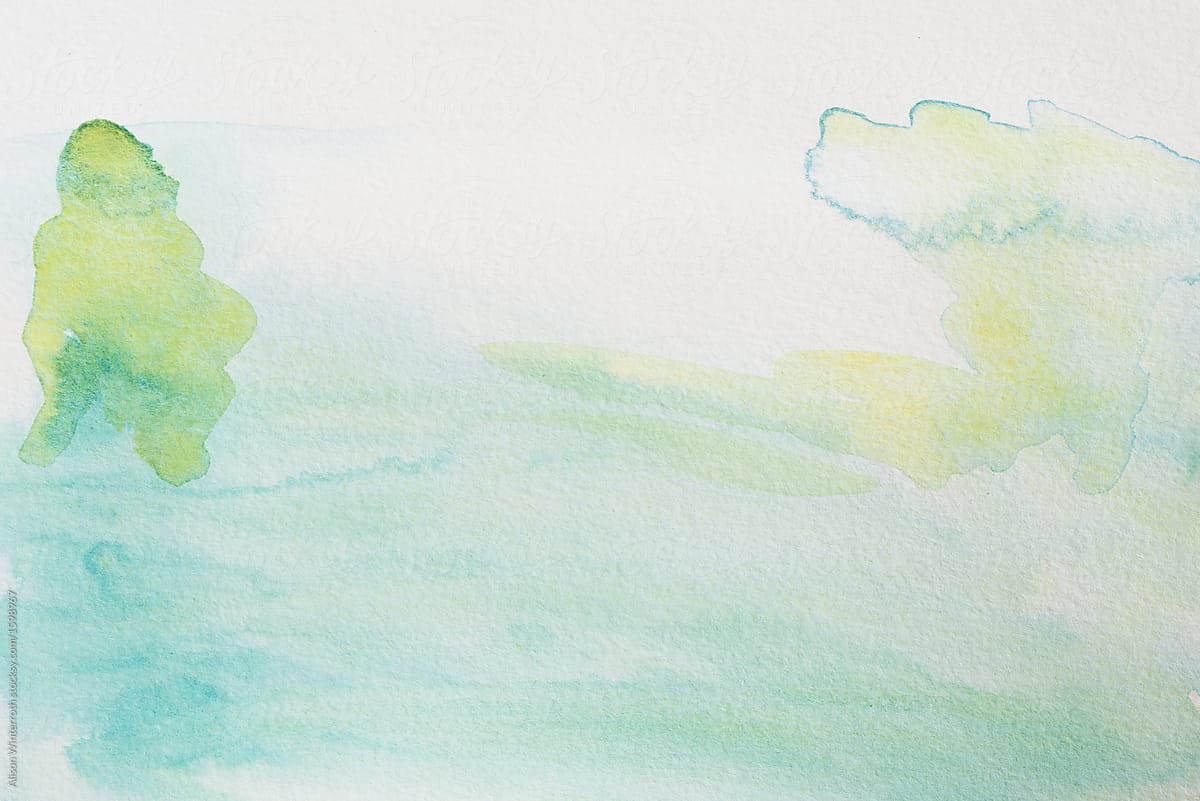 1200x801 Soft Pastel Watercolor Background Stocksy United