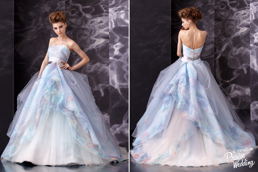 900x600 Head Over Heels In Love With This Watercolor Pastel Violet Gown