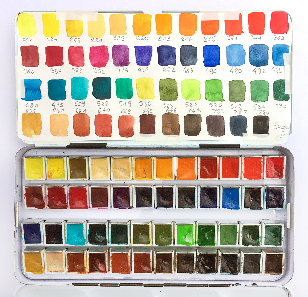 1000x964 Mateusz Urbanowicz Blog Watercolours Main Set (48 Colours