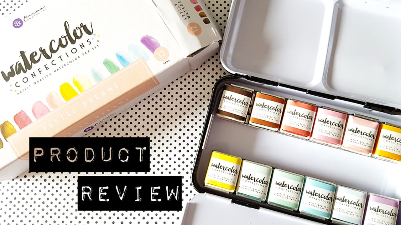 1280x720 Prima Watercolor Confections Pastel Dreams Unboxing + Review