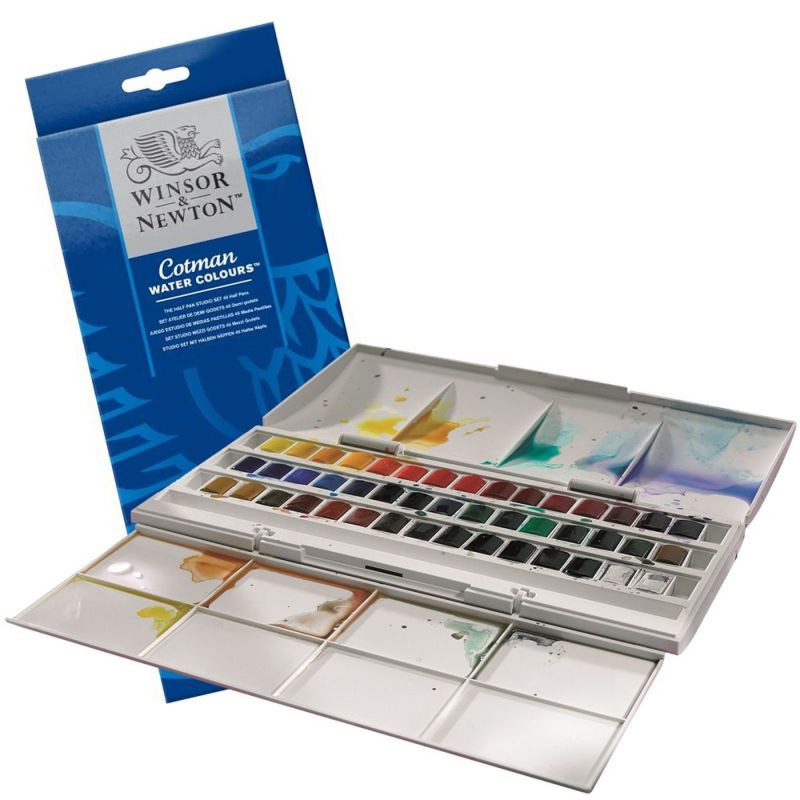 800x800 Winsor Amp Newton Cotman Watercolour Studio Set Artist Quality