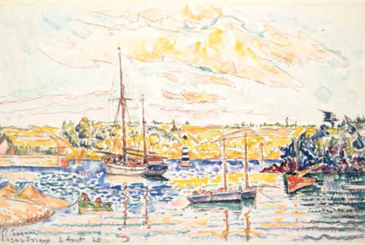 1396x936 Paul Signac Watercolors And Drawings The James T. Dyke Collection