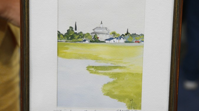 676x380 1960 Katharine Hepburn Original Watercolor Antiques Roadshow Pbs