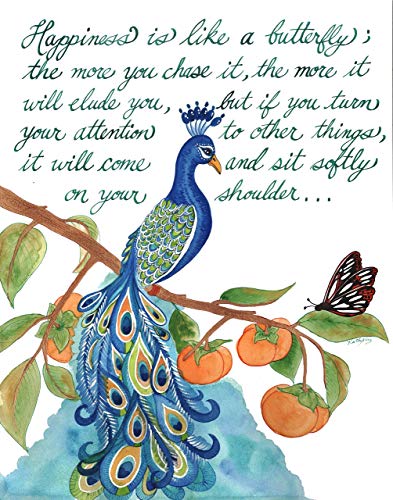 Peacock Watercolor Painting