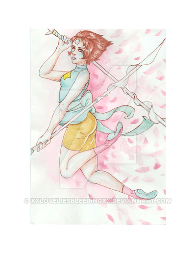 400x518 Pearl Watercolor Painting By Xxloveliesbleedingxx