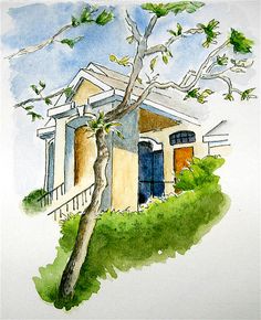 236x290 420 Best Art Pen Amp Ink With Watercolor Images