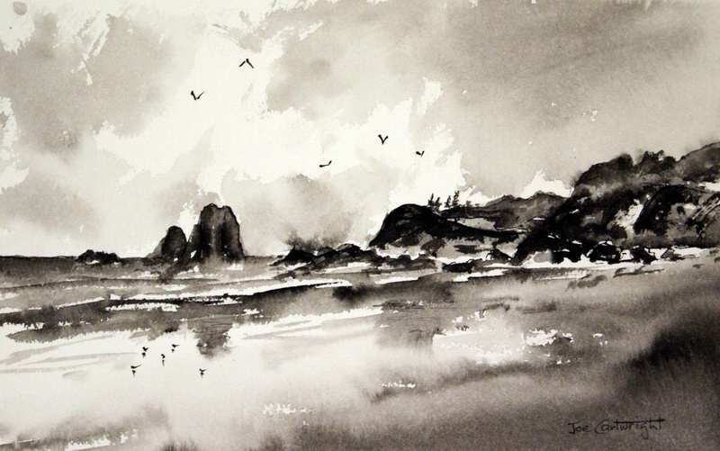 800x501 Gallery Pen, Ink And Wash Paintings Of Joe Cartwright