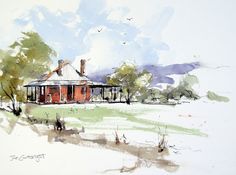 Pen And Ink Watercolor Paintings