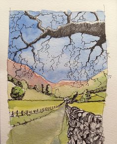 236x292 420 Best Art Pen Amp Ink With Watercolor Images