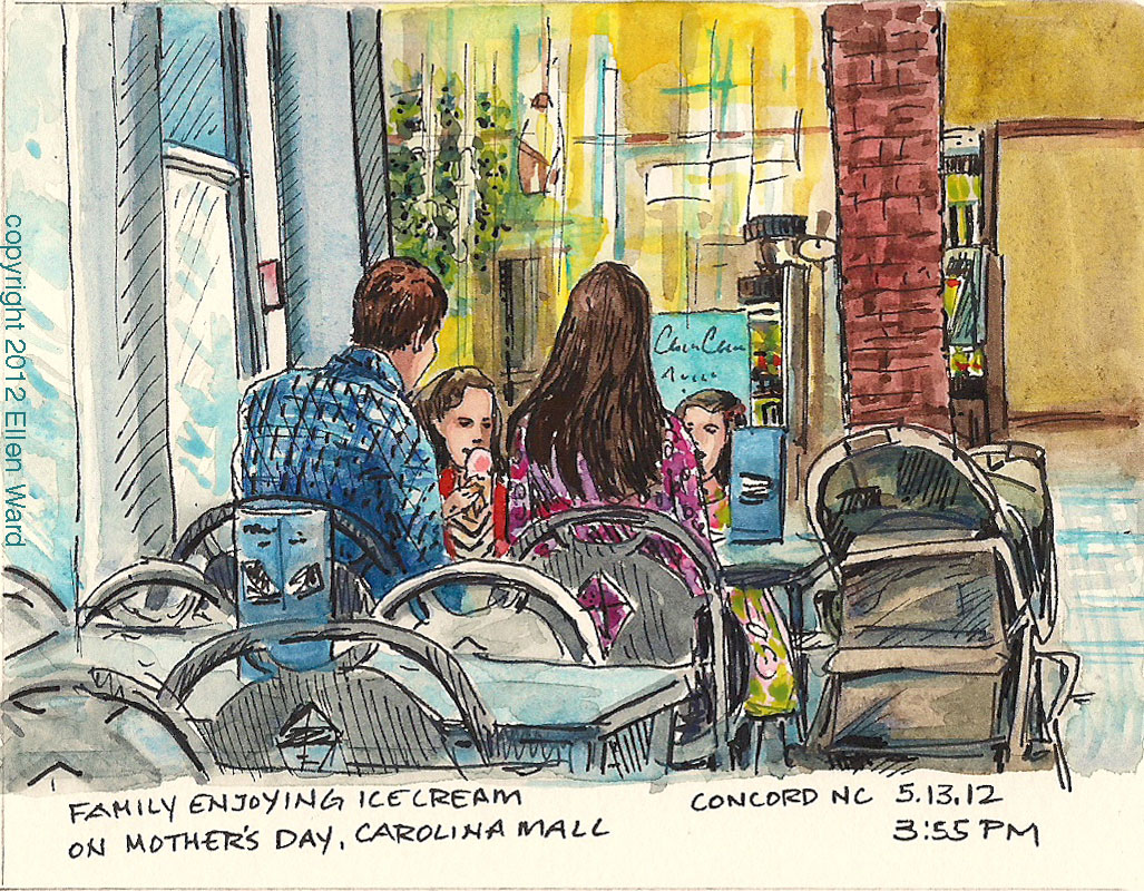 1027x800 Urban Sketching Watercolor Wash And Ink Roughsketch