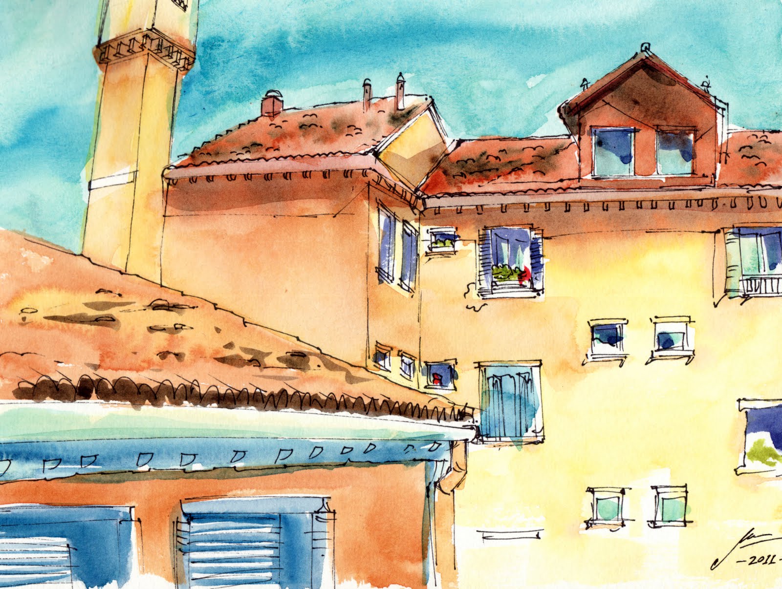 1600x1206 Watercolor Sketchbook } Pen And Ink Sketching