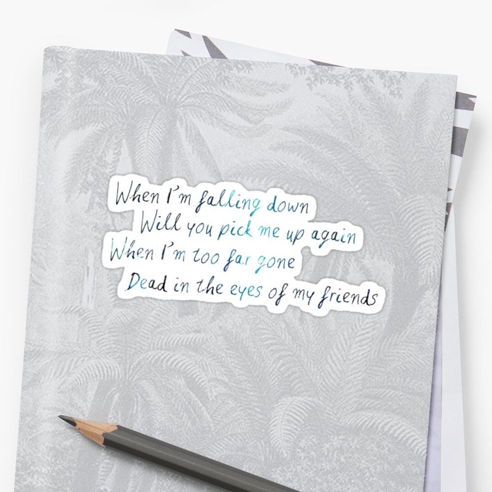 1000x1000 Pendulum Watercolour Stickers By Skyoko Redbubble