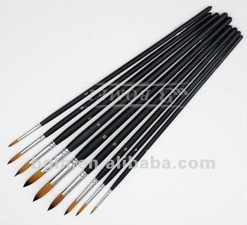 350x318 9pcs Watercolor Painting Brush Set Artist Brushes