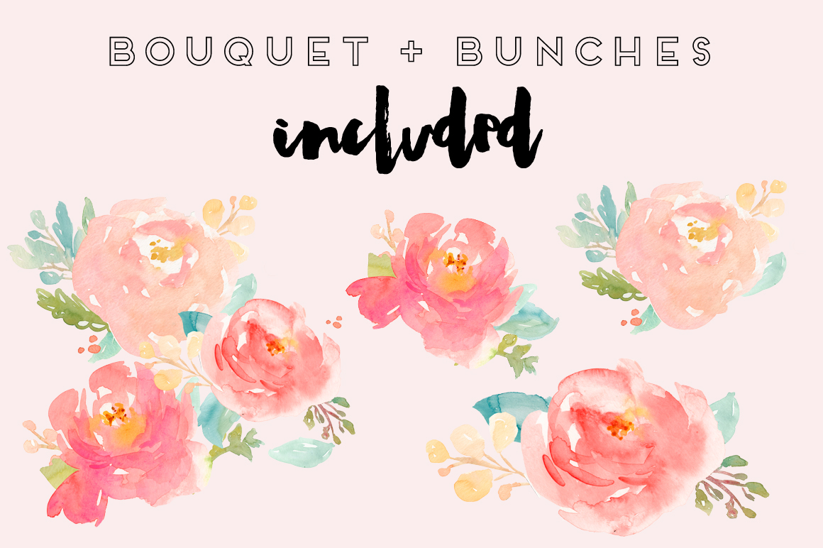 1160x772 Watercolor Peonies