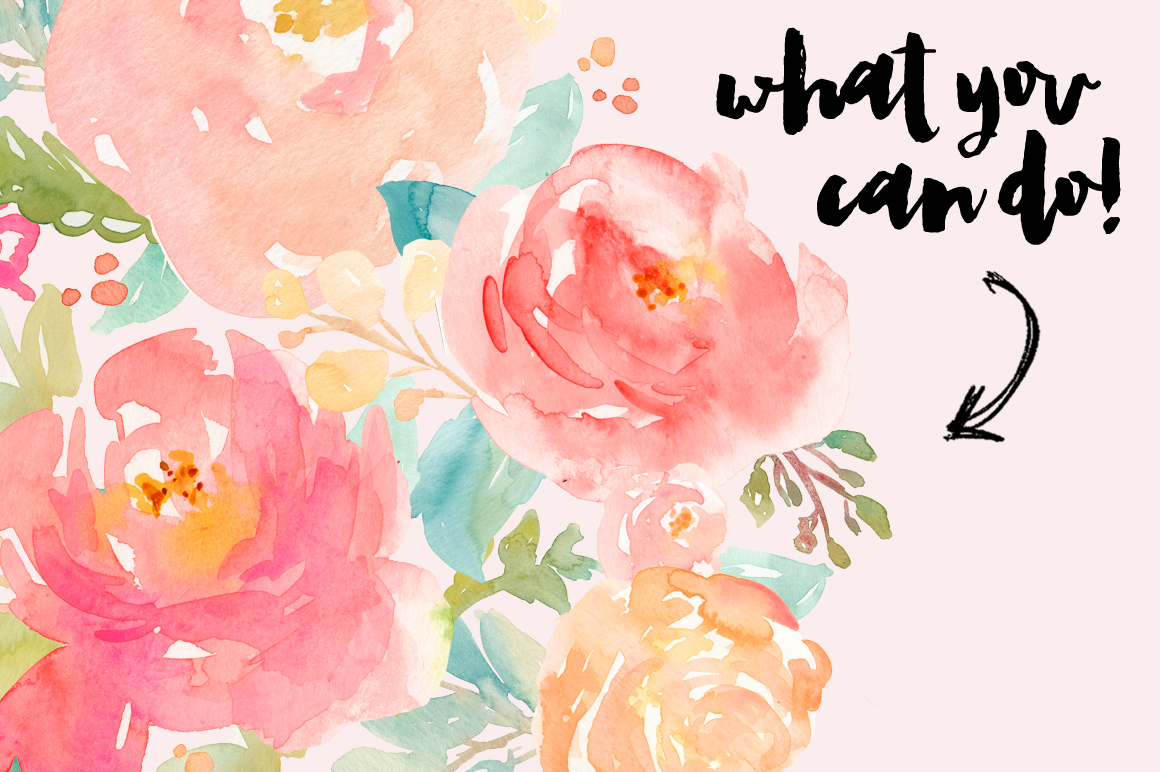 1160x772 Watercolor Peonies