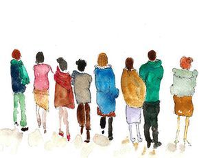 290x230 Image Result For Watercolor People Kunst