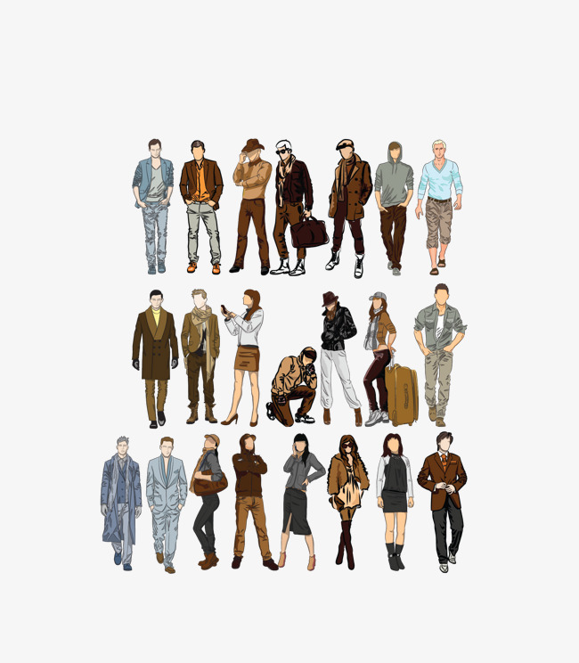 650x744 Vector Color Rush People Watercolor, Color Clipart, People Clipart