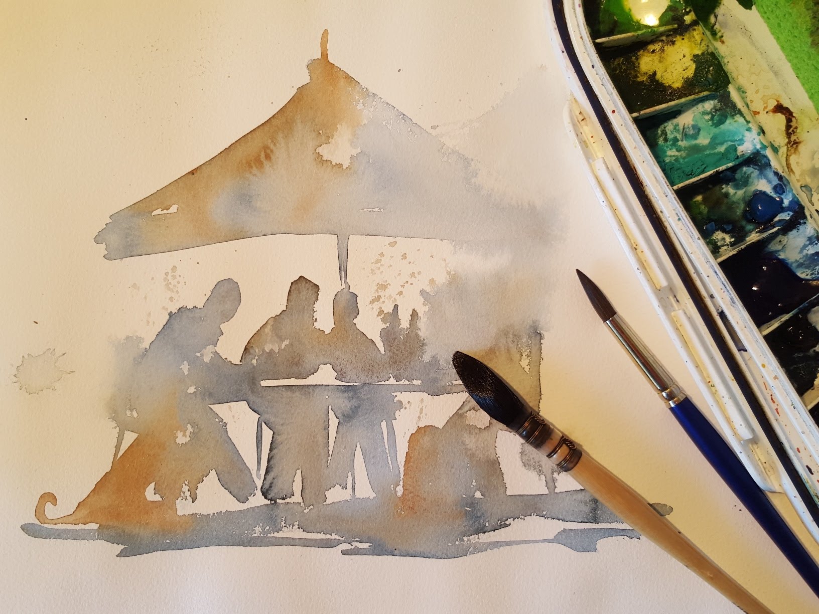 1632x1224 Amanda Brett Watercolour Artist Sketching People In Watercolour