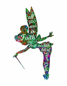 236x300 Inspired By Tinker Bell Inspirational Quote Watercolor Pop Art