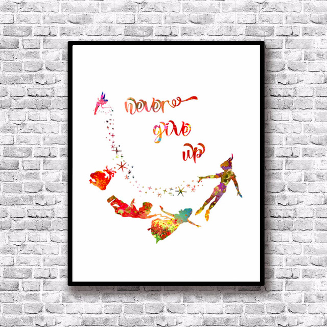 640x640 Buy Never Grow Up Art Print Nursery Watercolor