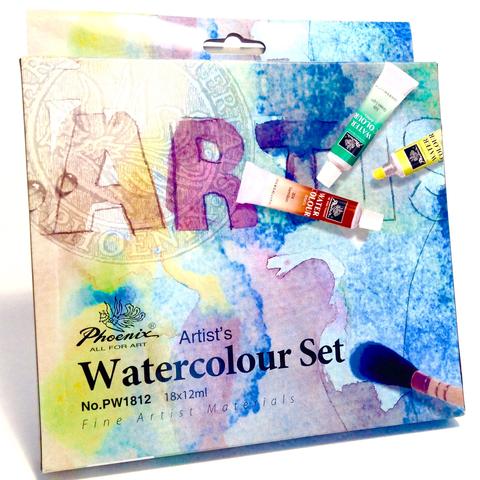 480x480 Phoenix Watercolour 18 Set Hands Craft Store