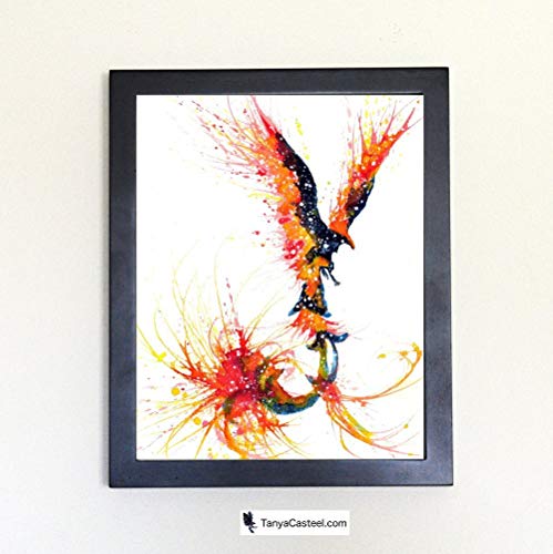 499x500 Phoenix Spirit Animal Art Print From Watercolor